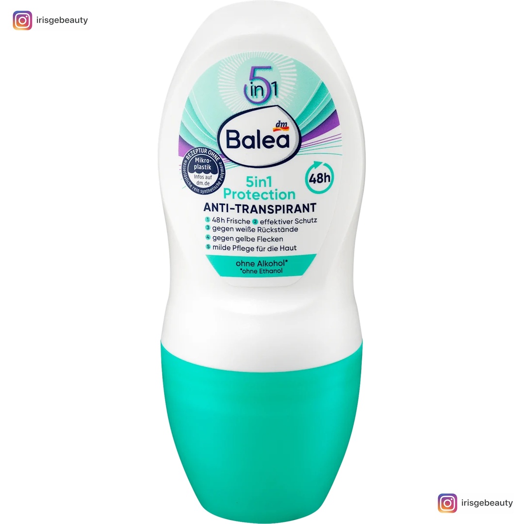 Balea Antitranspirant Deo Roll-on 5in1 Protection, 50 ml