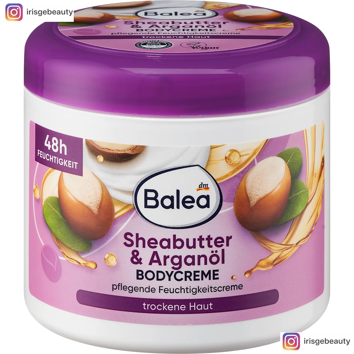 Balea Bodycreme Sheabutter & Argan-oil, 500 ml