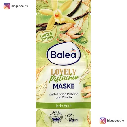 Balea Face mask cream mask Lovely Pistachio, 16 ml