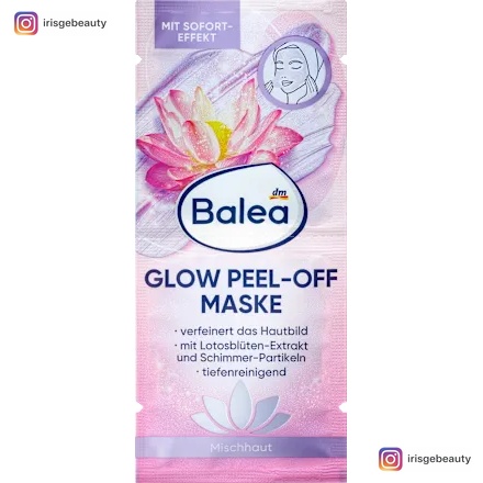 Balea Glow Peel-Off Face Mask (2 x 8 ml), 16 ml