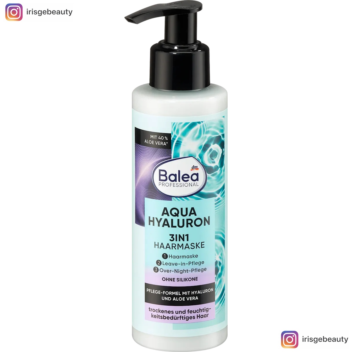 Balea Hair mask 3in1 Aqua Hyaluron, 150 ml