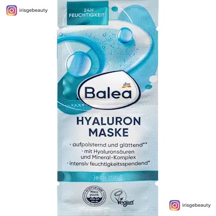 Balea Hyaluronic acid face mask (2 x 8 ml), 16 ml