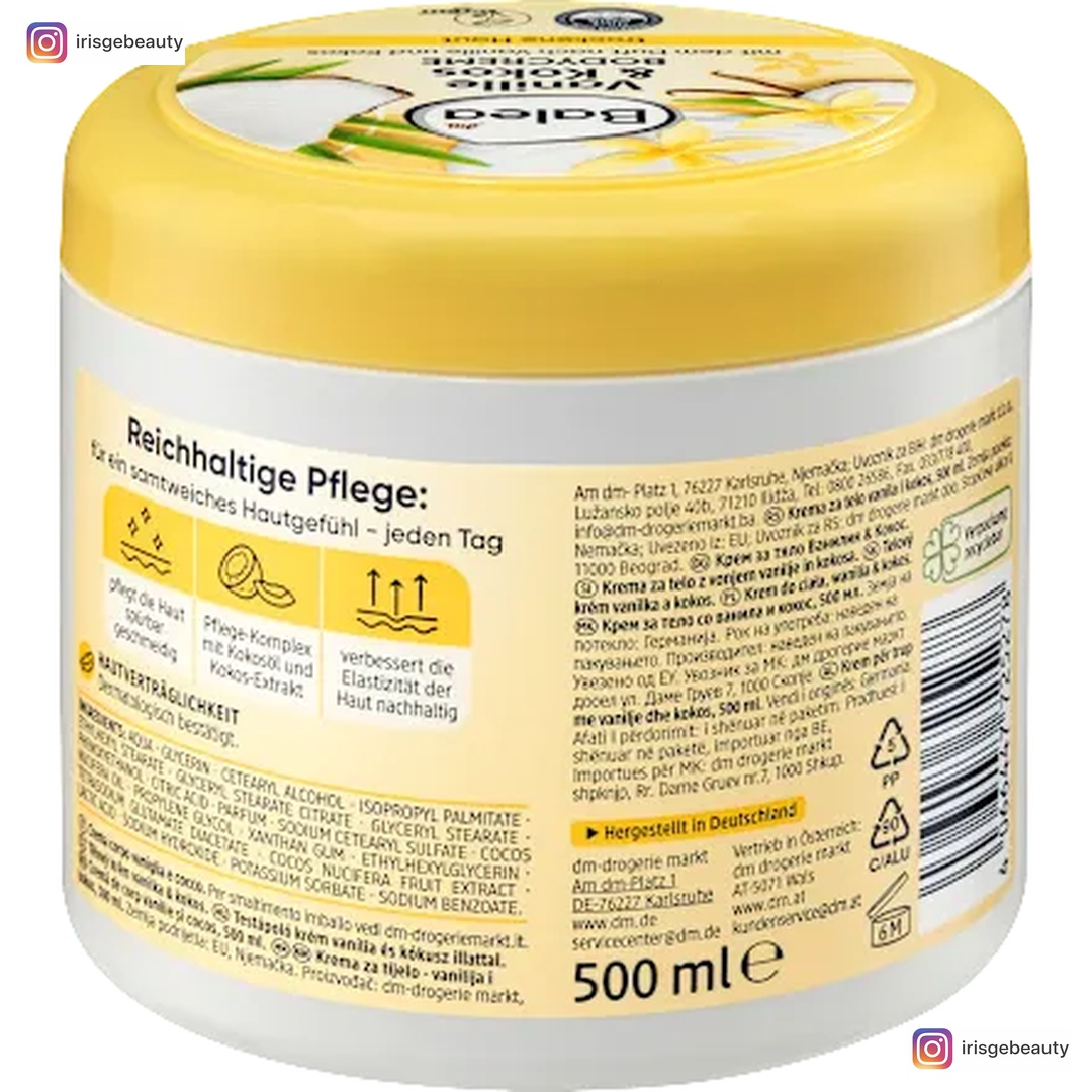 Thumbnail of Body cream vanilla & coconut, 500 ml