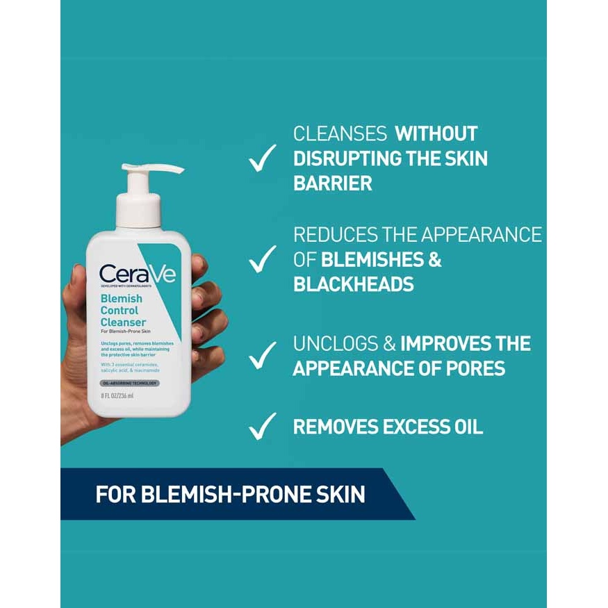 Thumbnail of غسول سيرافي للبشرة المعرضة للحبوب وتنظيف المسام والرؤوس السوداء