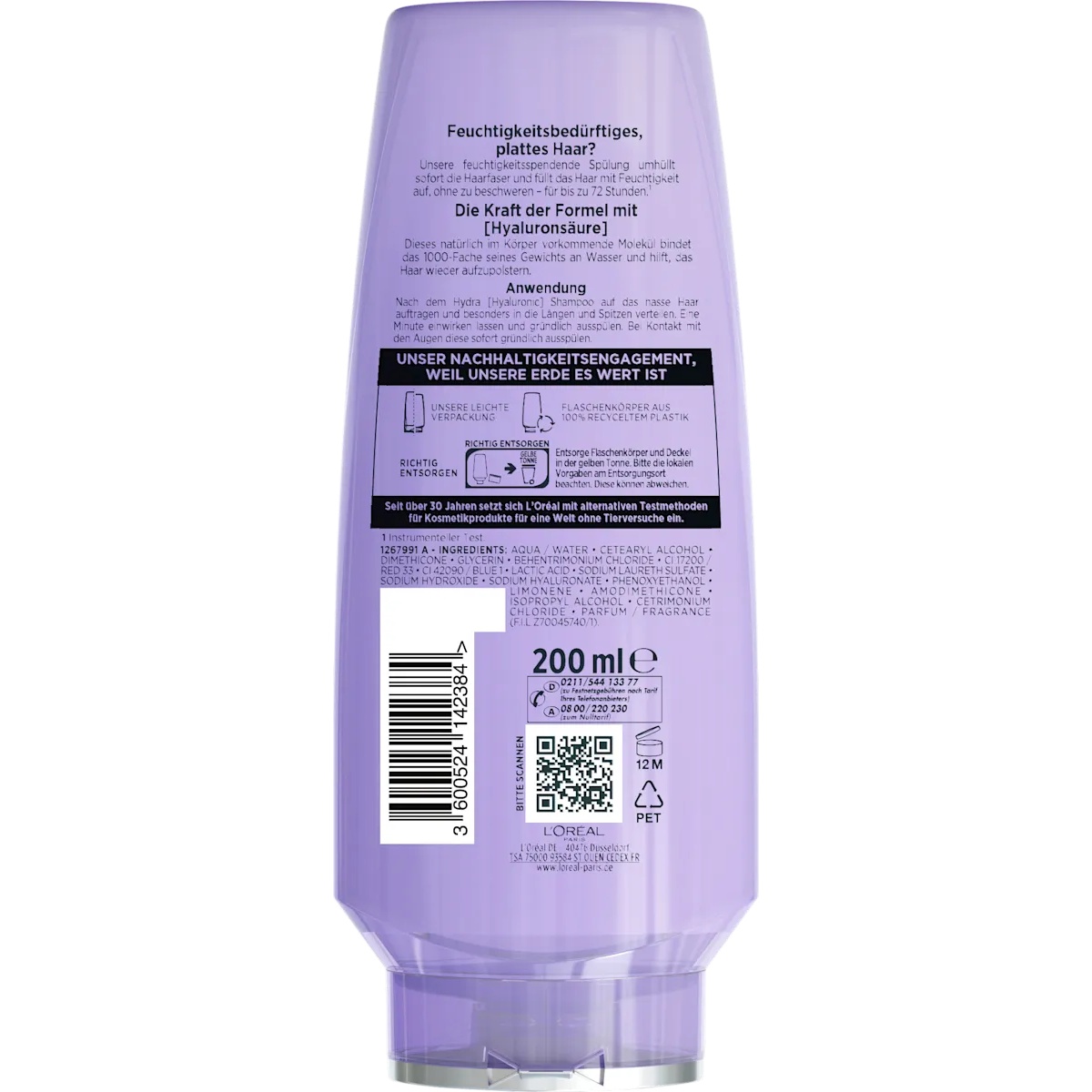 Thumbnail of مكيف شعر هايدرا هايلورونك للترطيب من لوريال بارس 200 مل