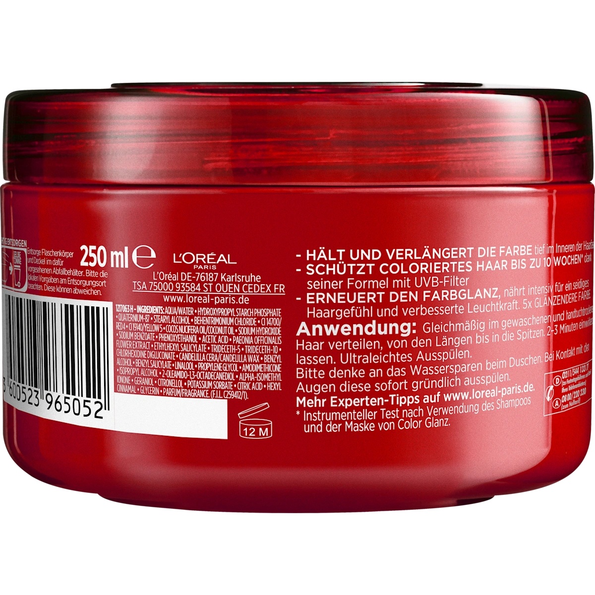 Thumbnail of لوريال بارس ماسك الشعر المصبوغ 250 مل