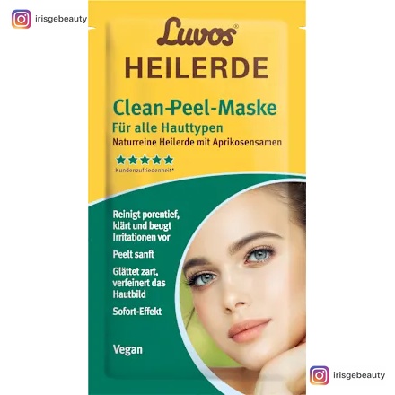 Luvos Healing Clay Clean-Peel Healing Clay Face Masks, 15 ml