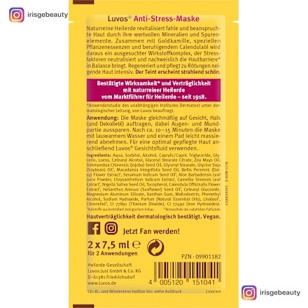 Thumbnail of Luvos Healing Clay Healing Clay Anti-Stress Face Masks, 15 ml