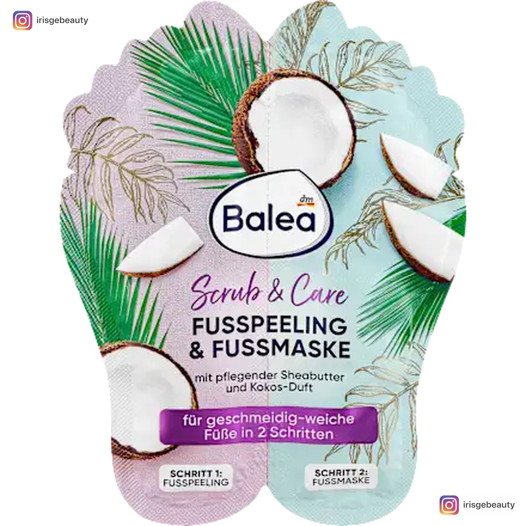 Peeling e maschera piedi Scrub & Care, 20 ml