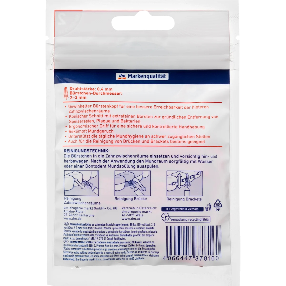 Thumbnail of فرشاة تنظيف ما بين الأسنان من سوبر فاين، 28 قطعة